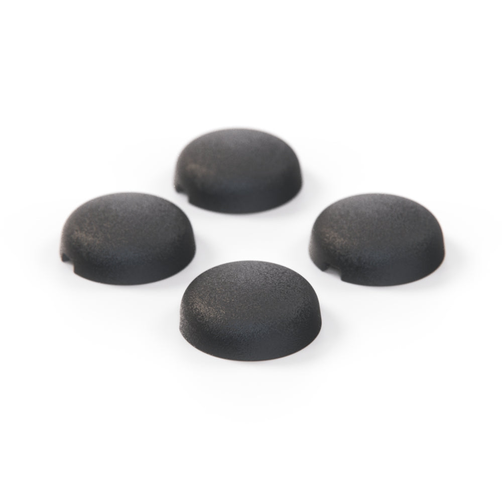 Alfa Romeo Spider B Pilar Screw Cover Set of 4 Black — view 2
