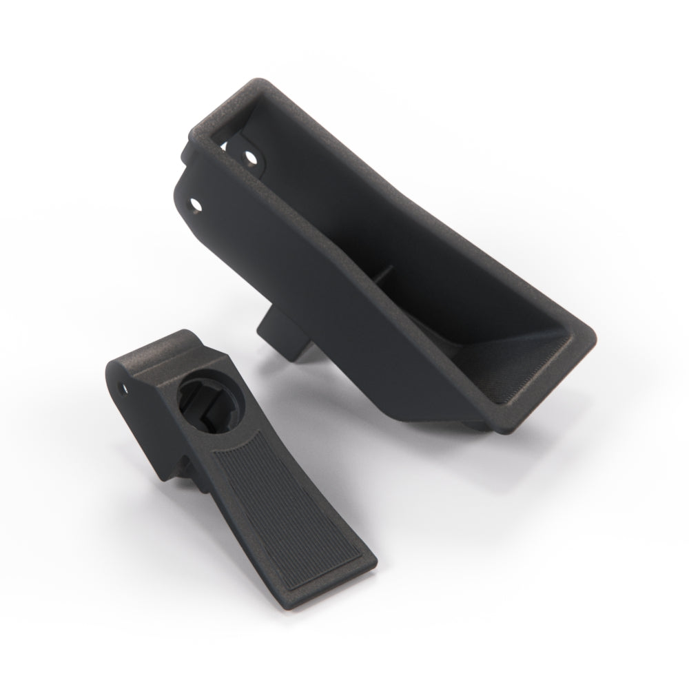Alfa Romeo Spider Maserati Biturbo Trunk & Fuel Door Release Handle Black (314720007) — view 3