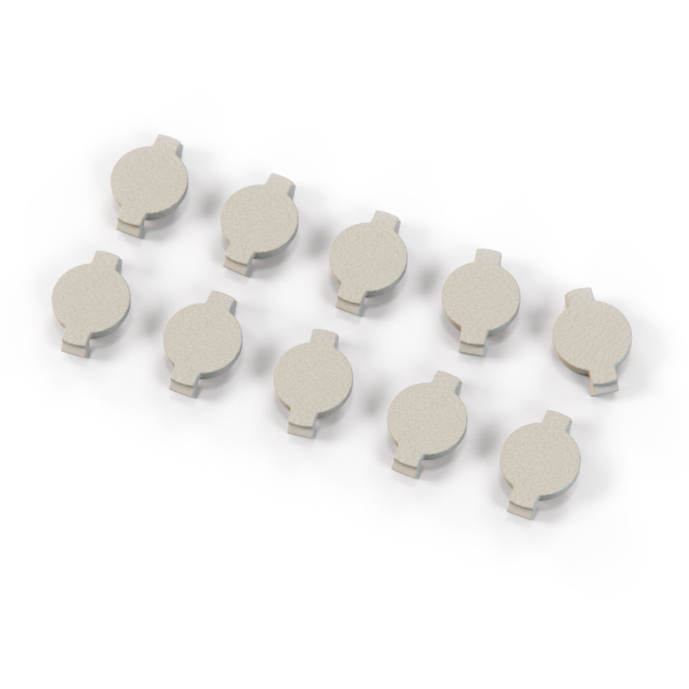 Audi 100 A4 A6 Bolt Trim Cover Set of 10 Black or Titanium Grey (4A0864437A) — view 2