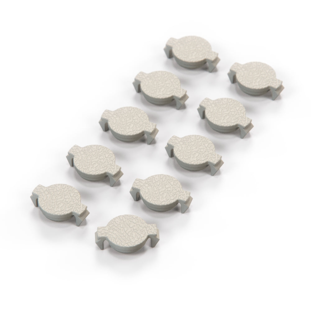 Audi 100 A4 A6 Bolt Trim Cover Set of 10 Black or Titanium Grey (4A0864437A) — view 5