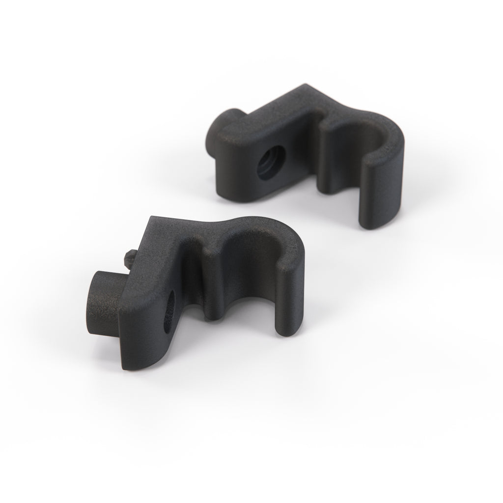 Audi 100 A6 Avant Roller Sunblind Hooks Set of 2 Black (4A9861327)