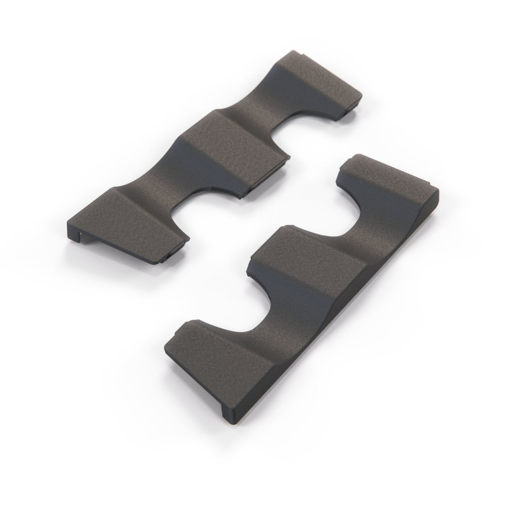 Audi 100 A6 Cup Holder Side Frame Set of 2 Left and Right Black (4A0862533A & 4A0862534A)