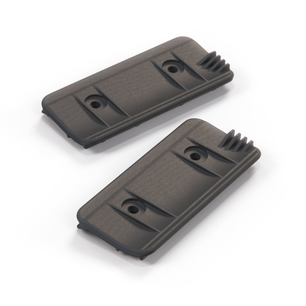 Audi 100 A6 Vertical Roller Shutter Mounts Set of 2 Black (4A9861703)