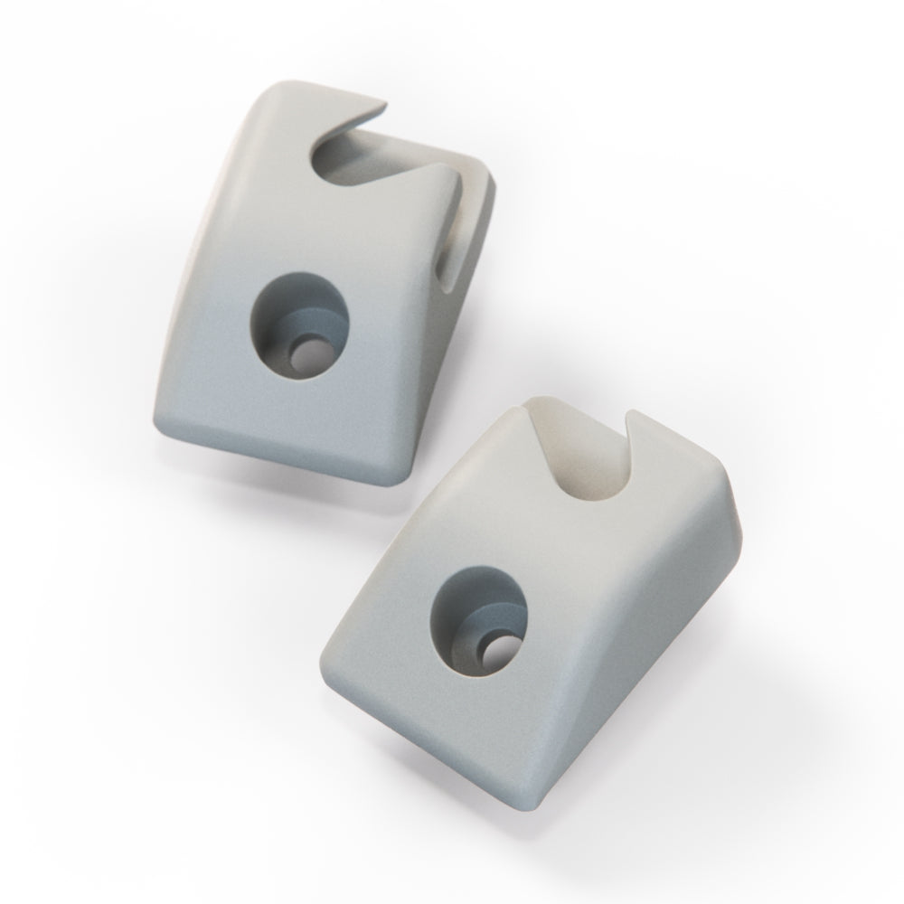 Audi 100 A6 Vertical Roller Shutter Net Brackets Set of 2 Left and Right All Colours (4A9861705C & 4A9861706C)