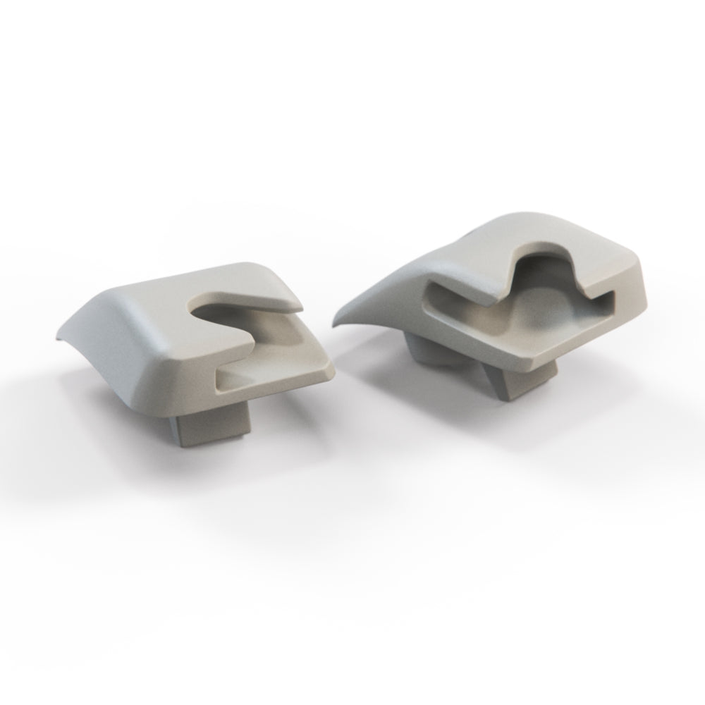 Audi 100 A6 Vertical Roller Shutter Net Brackets Set of 2 Left and Right All Colours (4A9861705C & 4A9861706C) — view 2