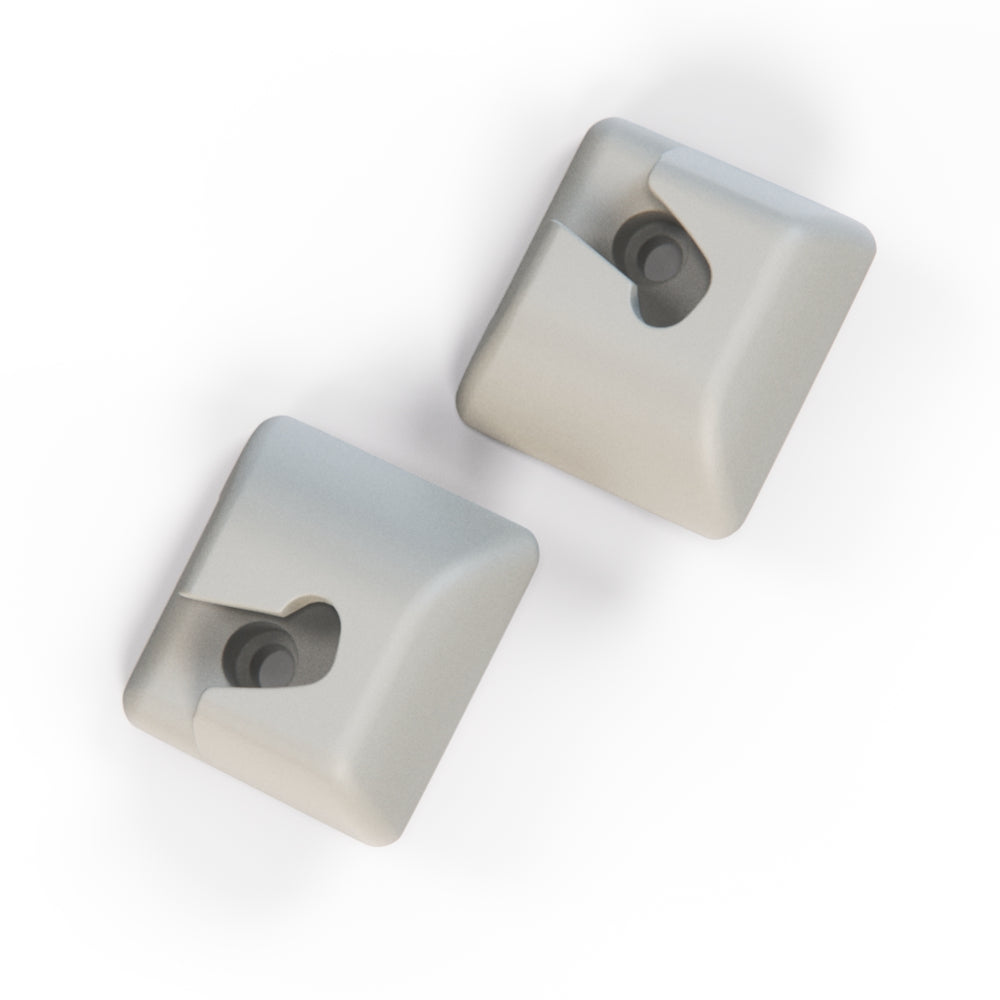 Audi 100 A6 Vertical Roller Shutter Net Rear Brackets Set of 2 Left and Right All Colours (4A9861705F & 4A9861706F) — view 2