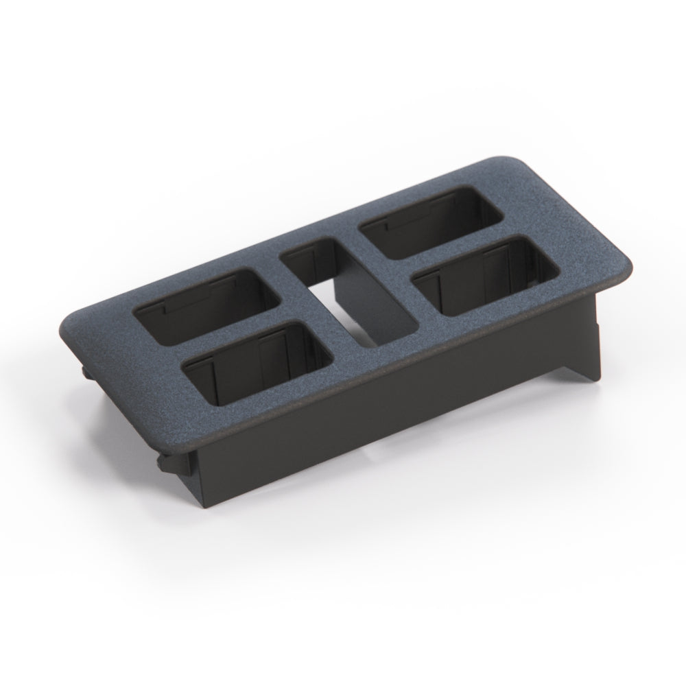 Audi 100 A6 Window Control Panel Cover Black (4A0959521) — view 2