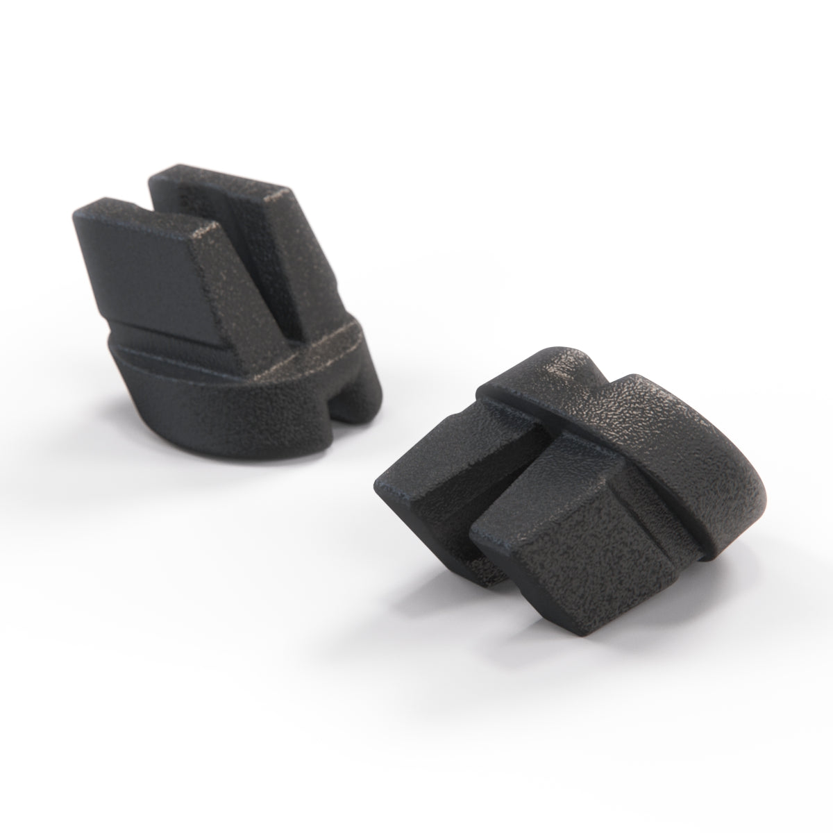 Audi 100 C1 Door Handle Stud Clip Set of 2 Black — view 2
