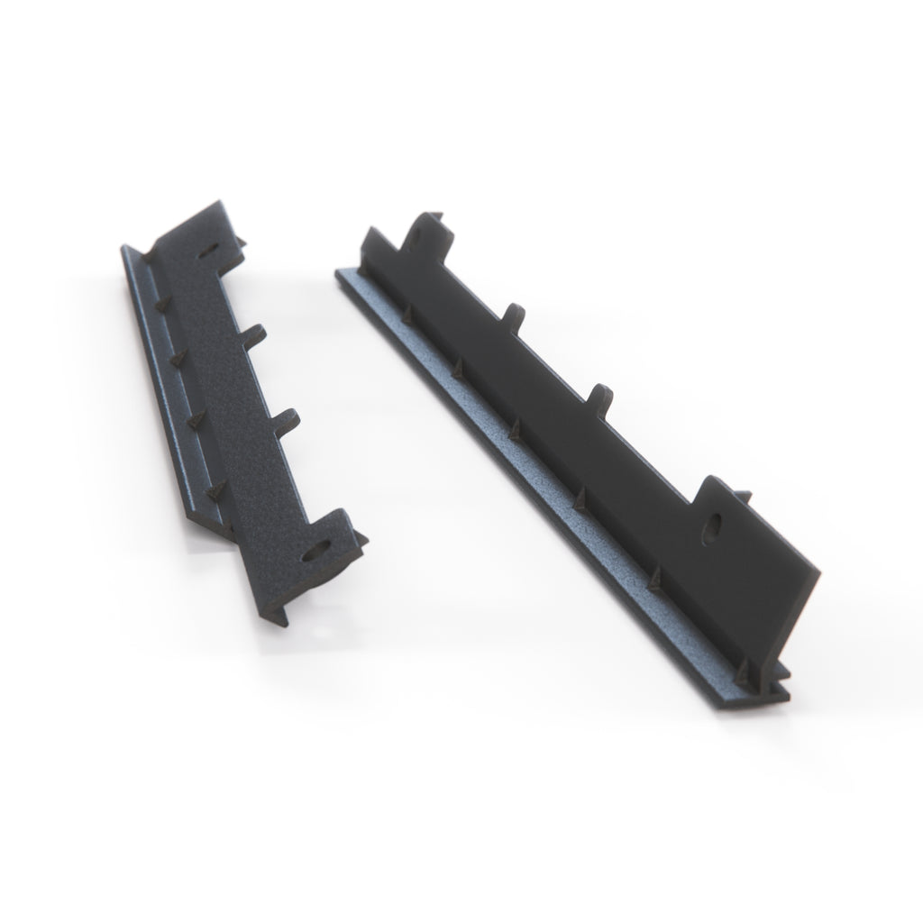 Audi 80 100 A4 A6 A8 Inner Engine AAH Cover Set of 2 Left and Right Black (078103923 & 078103924) — view 2