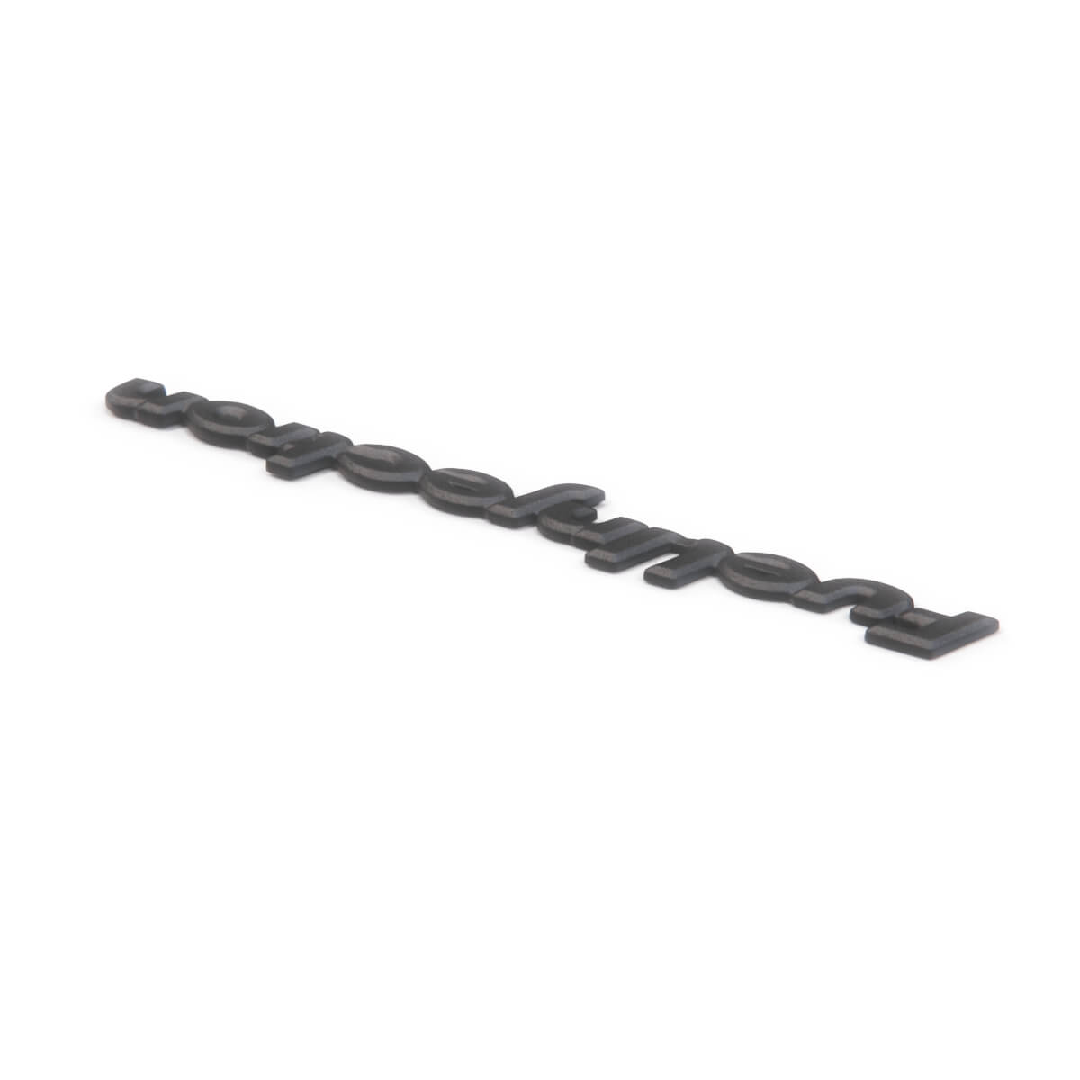 Audi 80 / 90 / 100 / 200 / 4000 / 5000 C3 “Fuel Injection” Emblem Badge Black — view 2