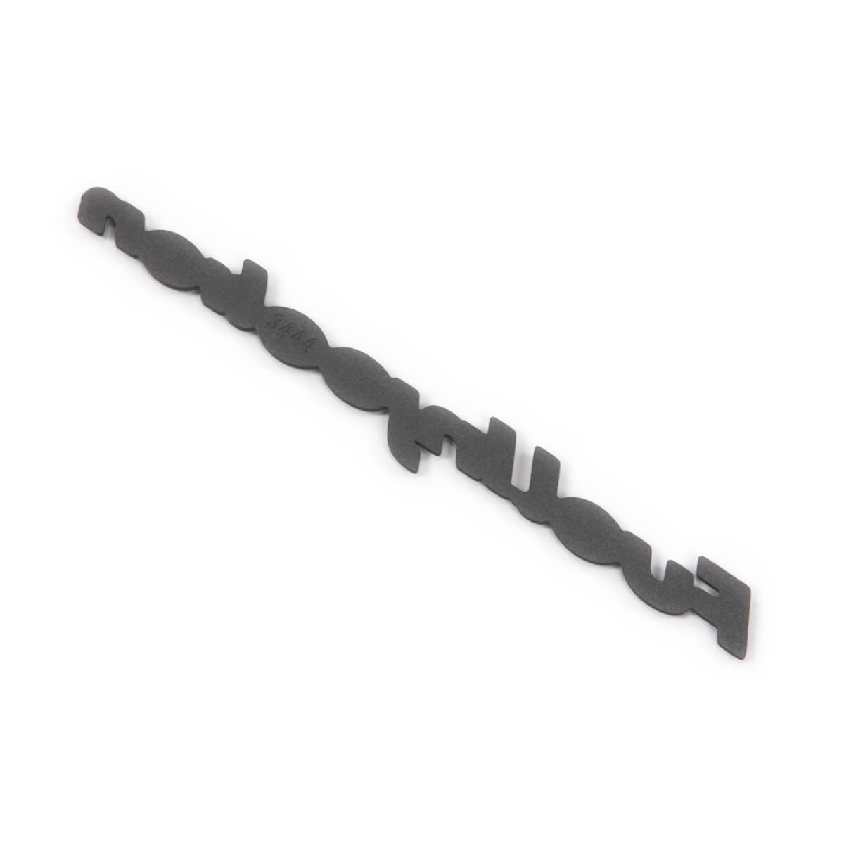 Audi 80 / 90 / 100 / 200 / 4000 / 5000 C3 “Fuel Injection” Emblem Badge Black — view 3