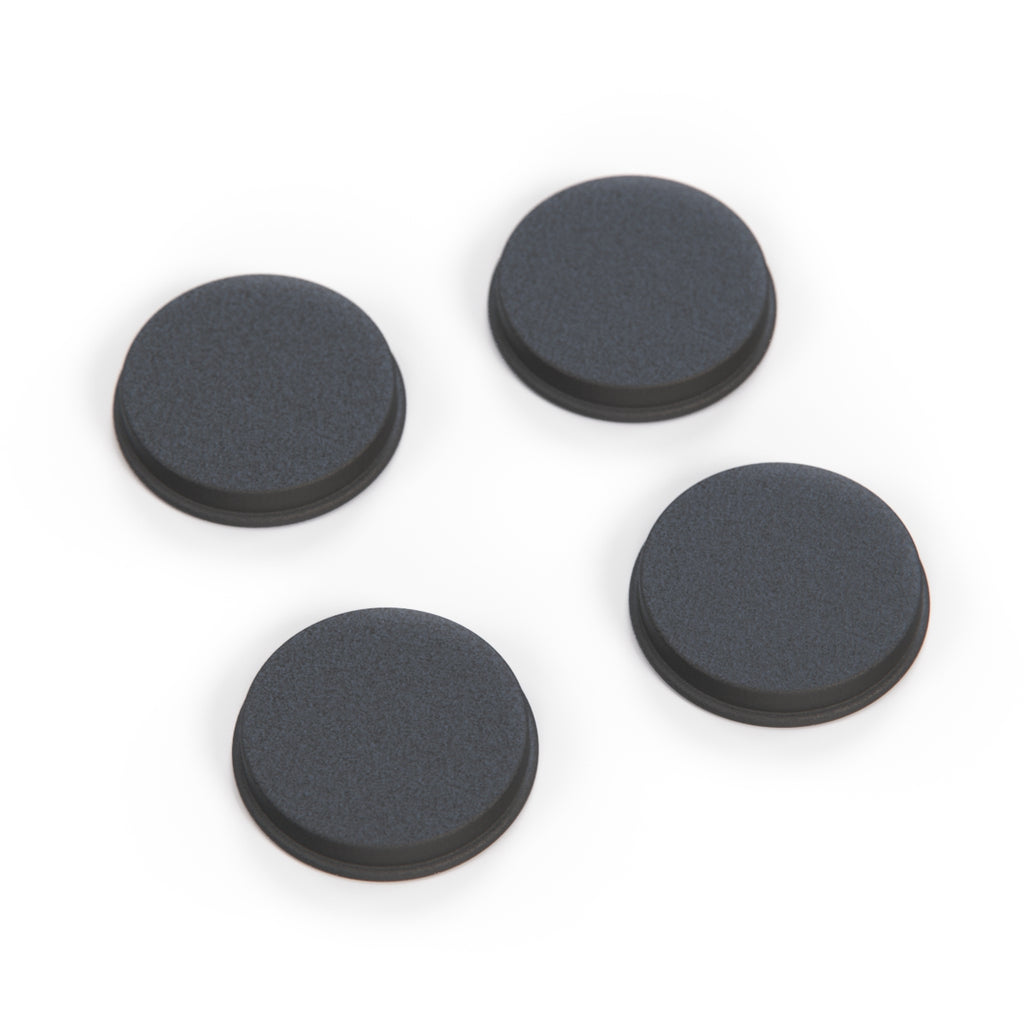 Audi 80 90 100 Dashboard Screw Covers Set of 4 Black (893857085A) — view 2