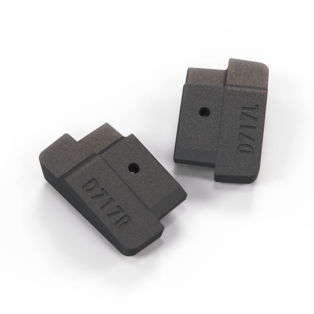 Audi 80 90 B2 Golf Mk2 Cap for Guide Rail Black Left or Right (443881347 / 443881348) — view 3