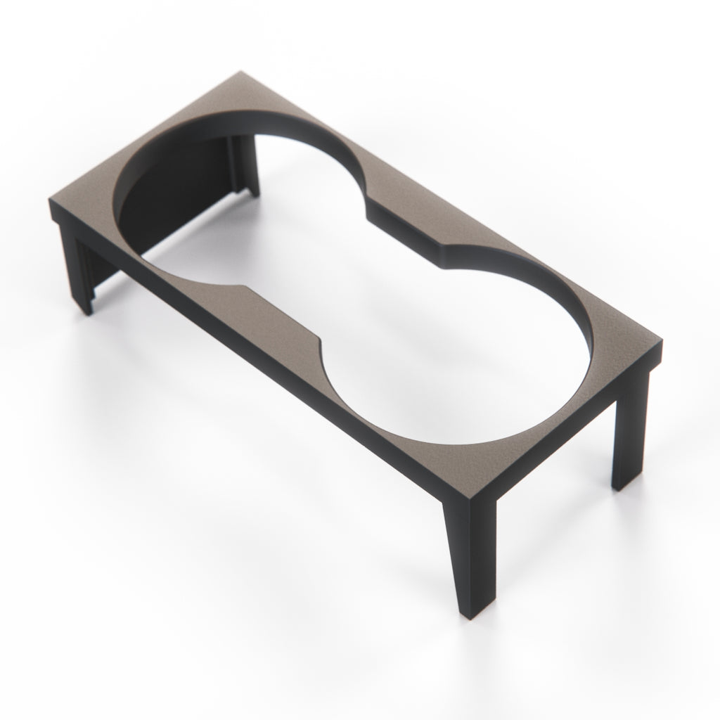 Audi 80 B3/B4 Dedicated Double Cupholder Short Version Black
