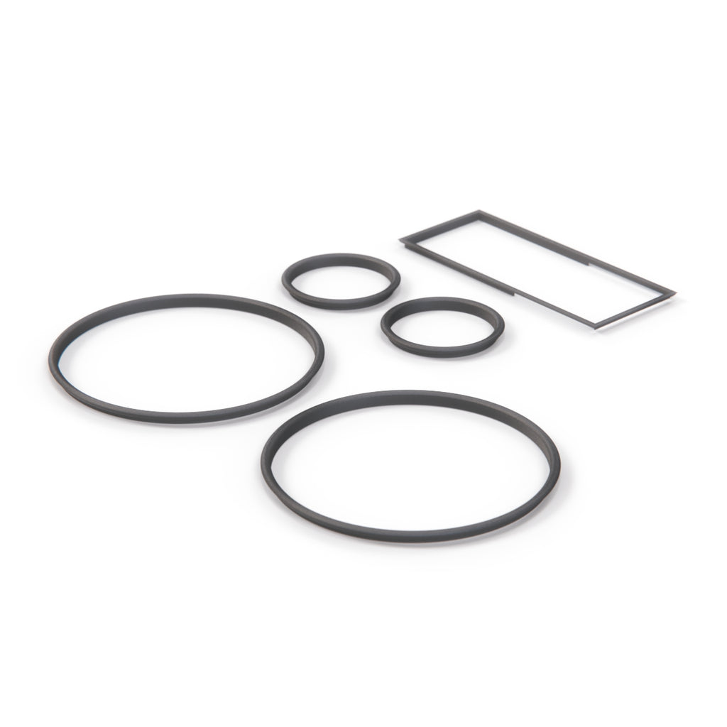 Audi 80 B3 Gauge Cluster Rings Full Set Black — view 2