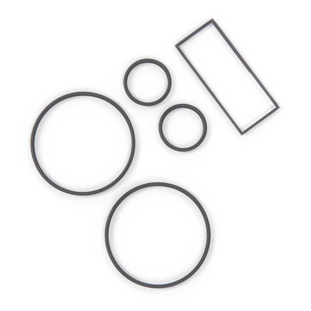 Audi 80 B3 Gauge Cluster Rings Full Set Black — view 3