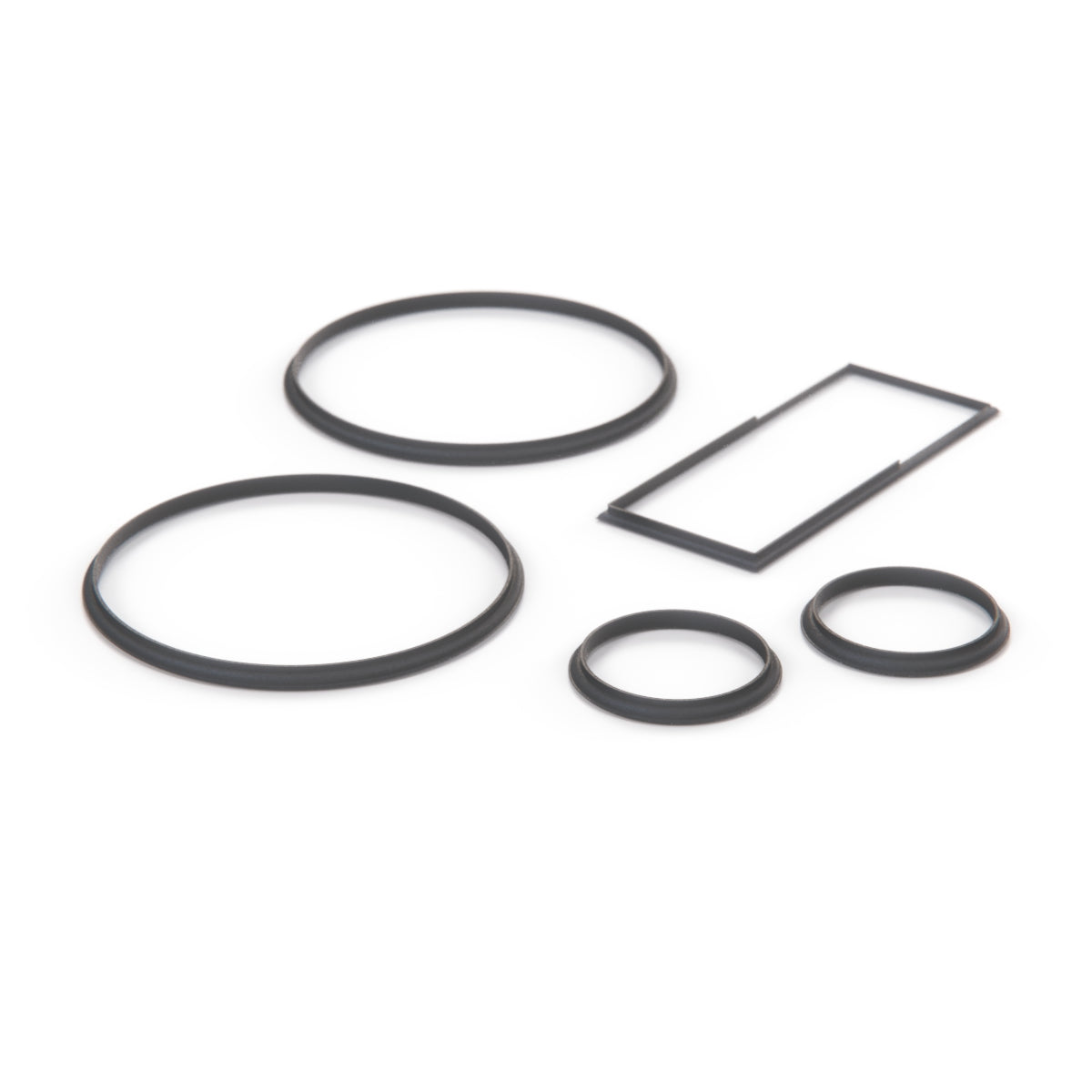 Audi 80 B3 Gauge Cluster Rings Full Set Black — view 4