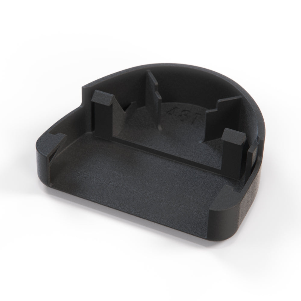 Audi 80 Convertible Seat Belt Upper Cover (Left or Right) Black 8G0857741A / 8G0857742A — view 2