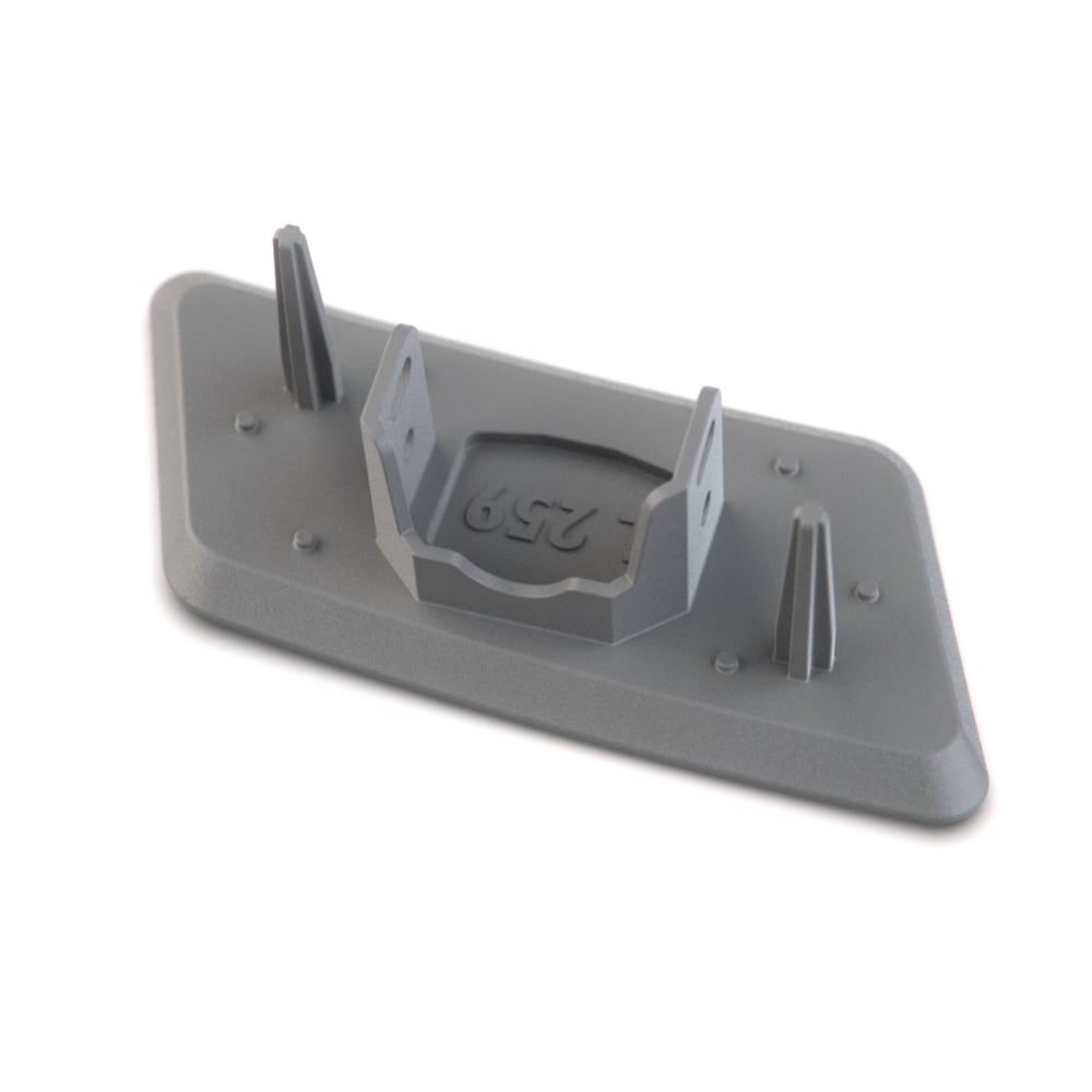 Audi A2 Headlight Washer Cover Cap Right or Left (8Z0955270GRU, 8Z0955269GRU) — view 3