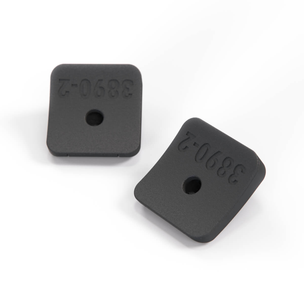 Audi A3 8P / A4 B6 / B7 Rear Window Sun Shade Hook Set of 2 Black 8E0861337 + (8P4861359) — view 4