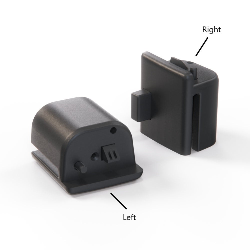 Audi A4 B5 Cargo Trunk Cover Repair Kit Left or Right Black — view 5