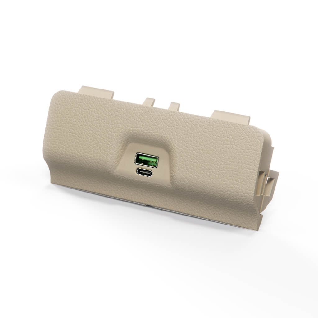 Audi A4 B6 / B7 Centre Console Rear Panel with USB Charger All Colours (8E0863351D) — view 6
