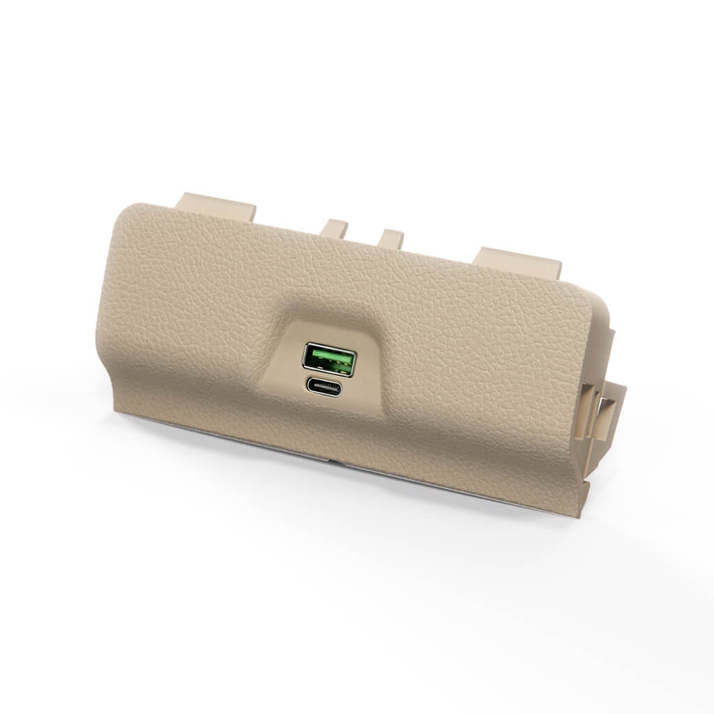 Audi A4 B6 / B7 Centre Console Rear Panel with USB Charger All Colours (8E0863351D) — view 7