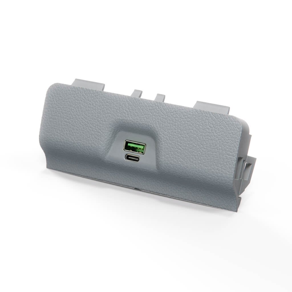 Audi A4 B6 / B7 Centre Console Rear Panel with USB Charger All Colours (8E0863351D) — view 9