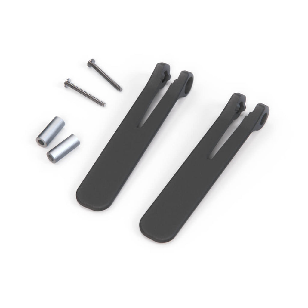 Audi A4 B6 / B7 Convertible Wind Deflector Repair Levers Latch Set Black (8H0898174) — view 2