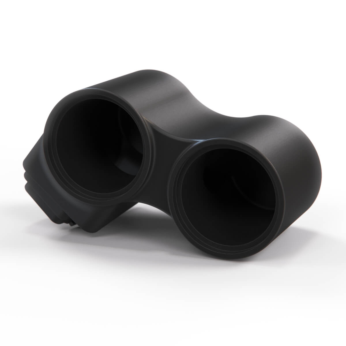 Audi A4 B6 Double 52mm Gauge Holder Defroster Vent Mount Black — view 2