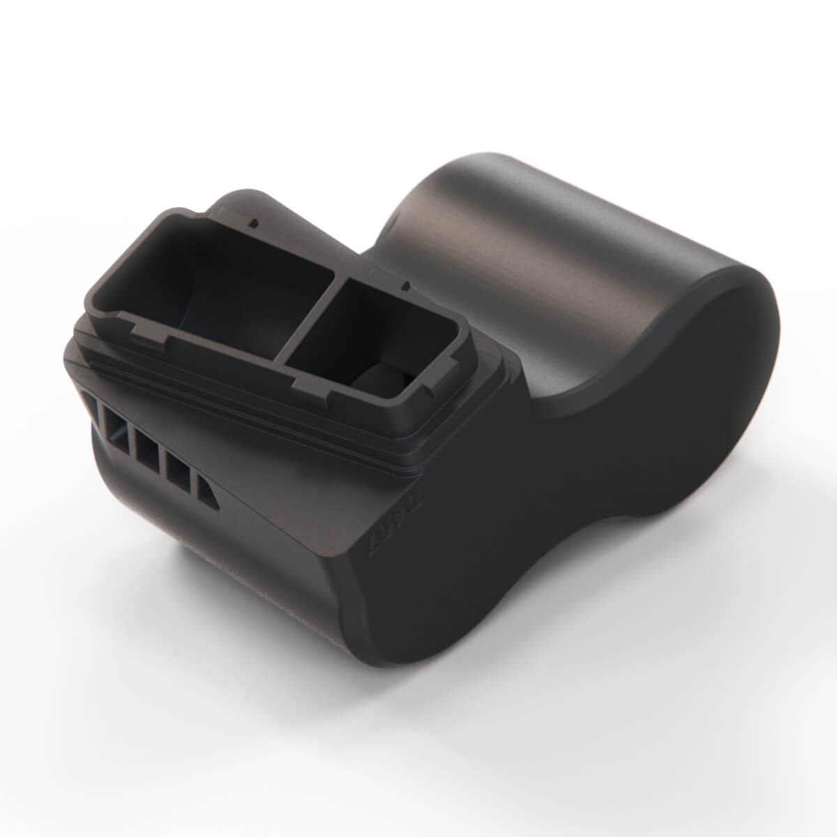 Audi A4 B6 Double 52mm Gauge Holder Defroster Vent Mount Black — view 3