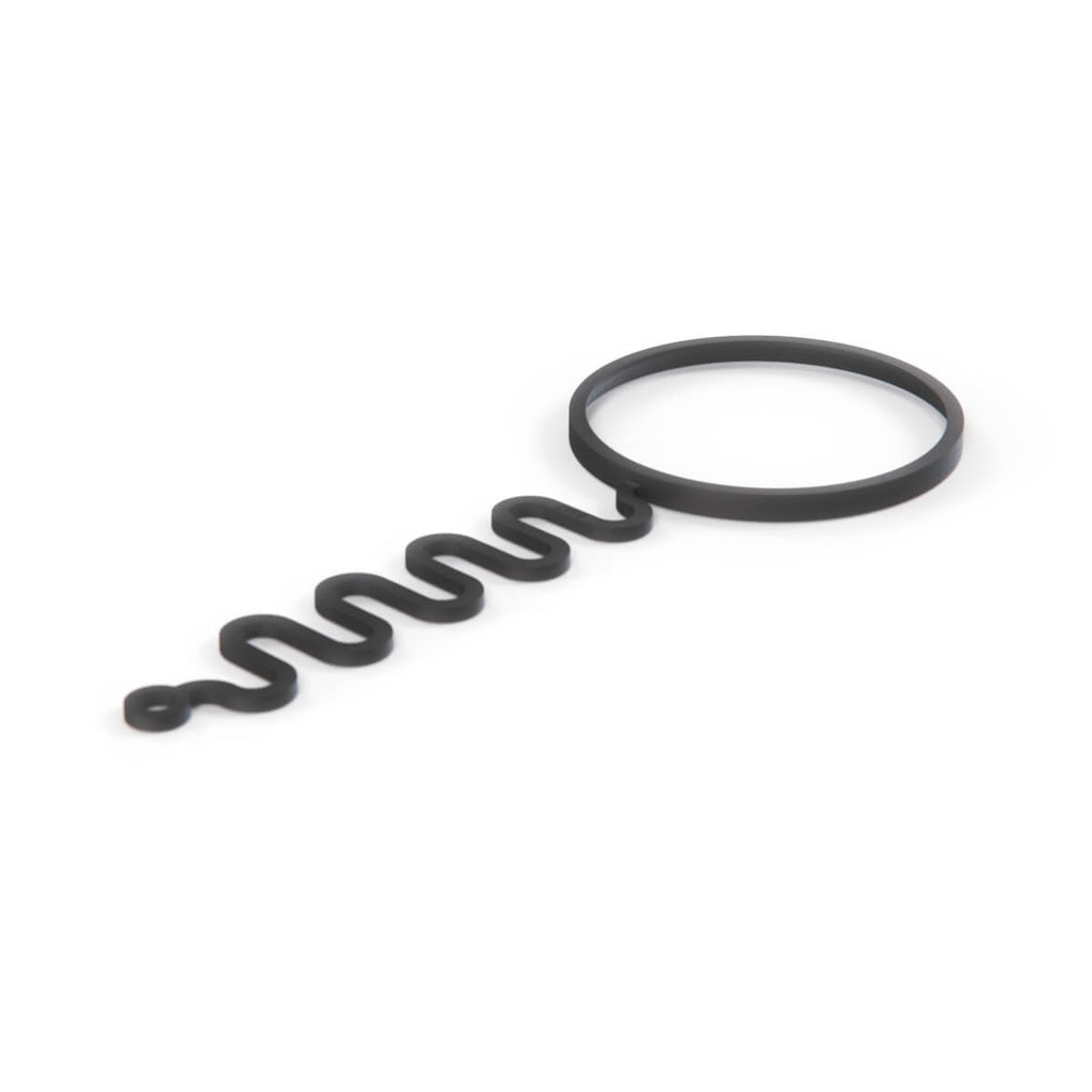 Audi A4 B6 Gas Fuel Tank Filler Cap Improved Strap Wire Black (1J0201556) — view 3