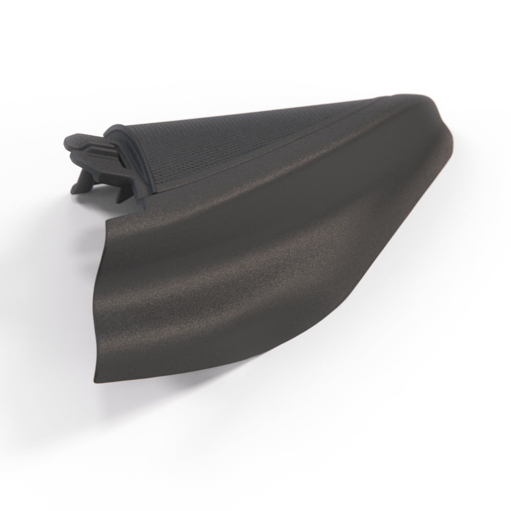 Audi A4 RS4 B7 Convertible Mirror Triangle Speaker Cover Left or Right Black 8H0 857 505 / 8H0 857 506 — view 2