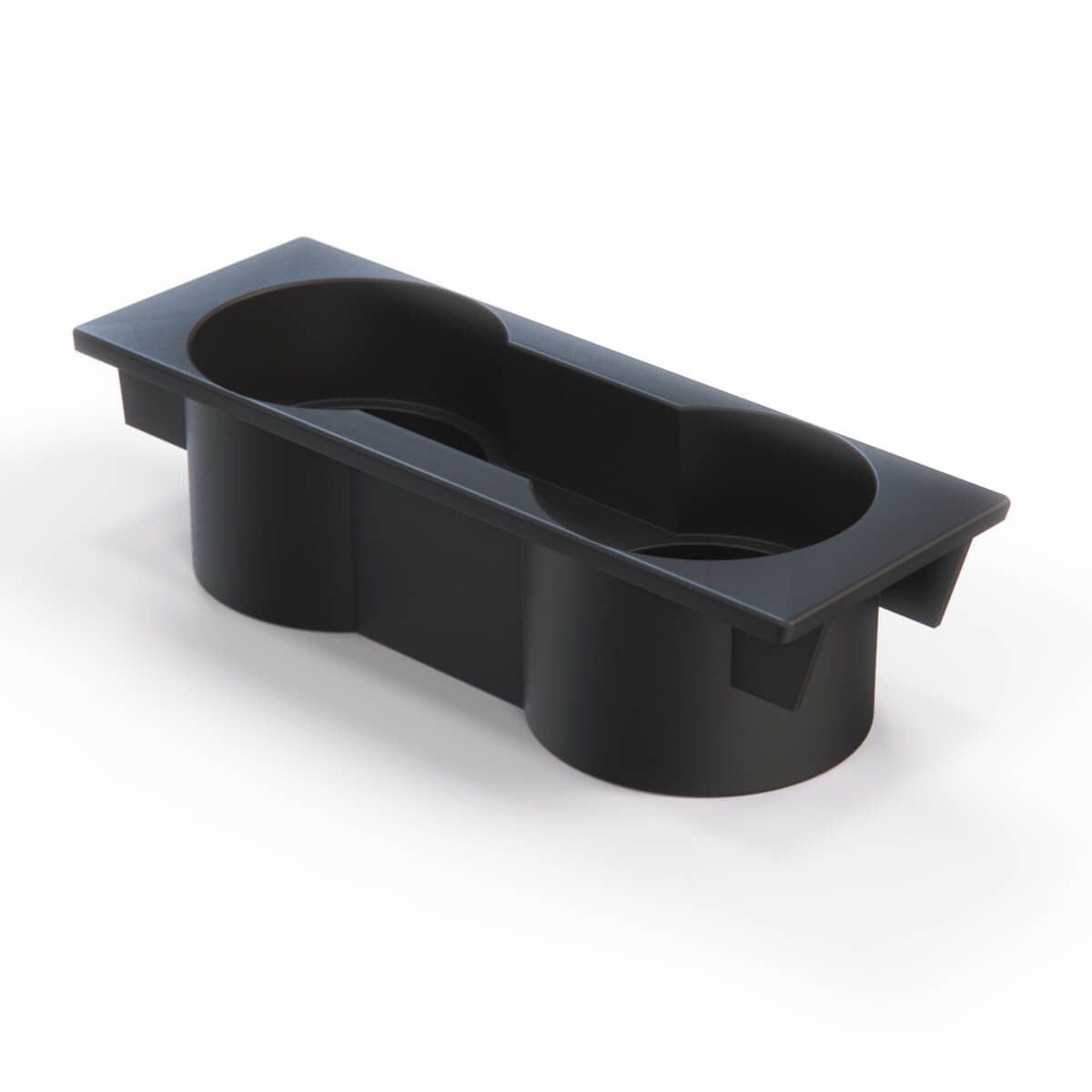 Audi A4 S4 B5 Centre Console Double Cup Holder Black (8D0862533E) — view 2