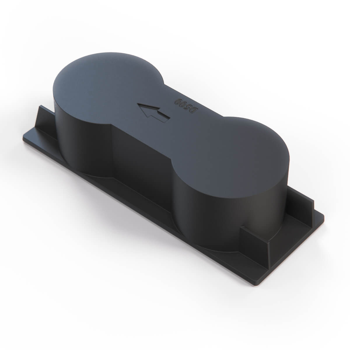Audi A4 S4 B5 Centre Console Double Cup Holder Black (8D0862533E) — view 3