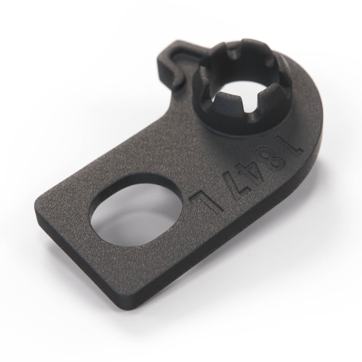 Audi A4 S4 B5 Retaining Plate Headlight Holder Bracket Left or Right Black (8D0941453 / 8D0941454) — view 3