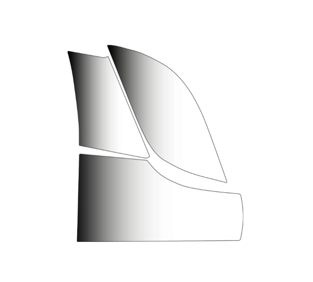 Audi A6 C8 A7 C8 Rear Door Sill Fender PPF Protective Film – Set of 2 Left or Right — view 3