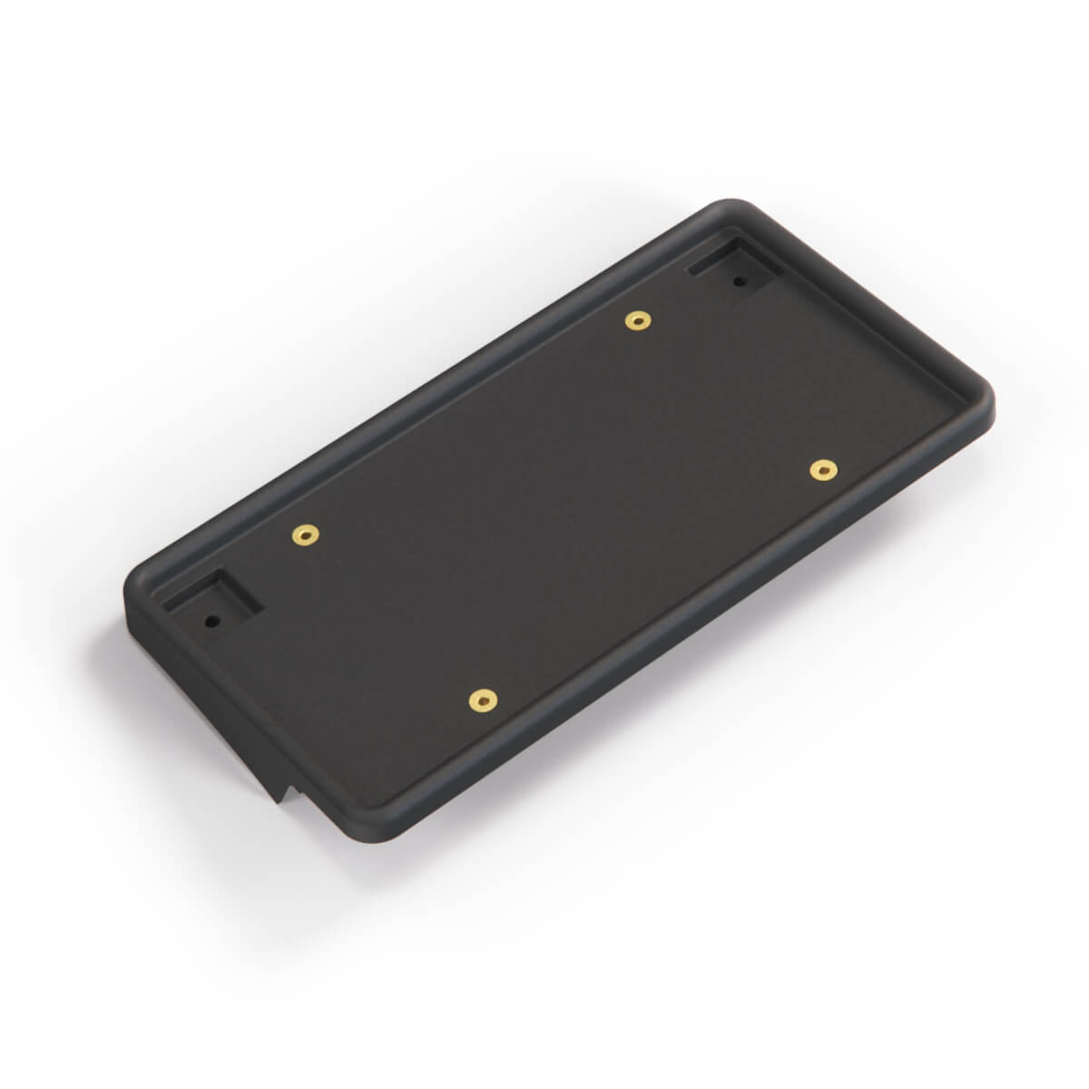 Audi Coupe / Cabriolet / 90 B4 USA Front Bumper License Plate Holder Black (895807287C) — view 2