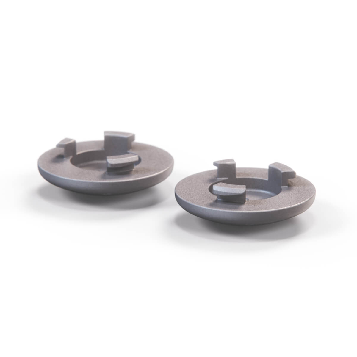 Audi TT Mk1 Door Card Handle Cap Covers Set of 2 Metalized Gray (8N0867163) — view 5