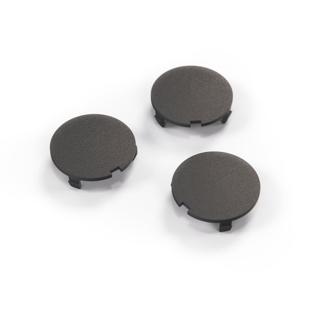 Audi Volkswagen Group Engine Cover Cap Set of 3 Black (038103937)