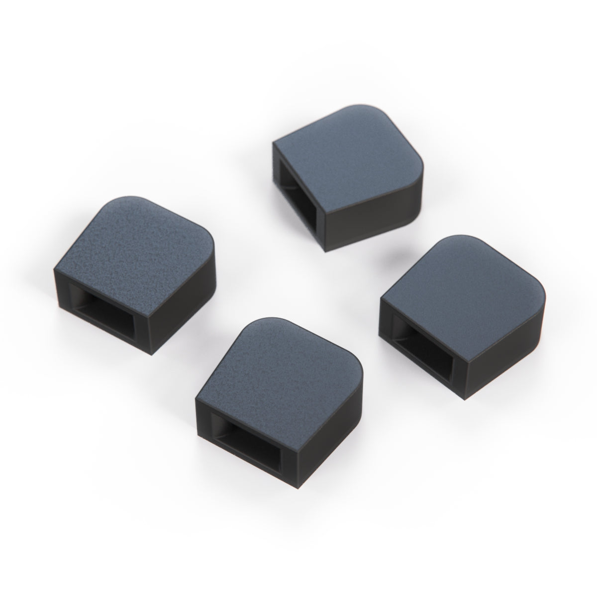 BMW 114 E9 E12 E21 E23 E24 E26 E28 Door Latch Buffer Set of 4 Black (51211809735)