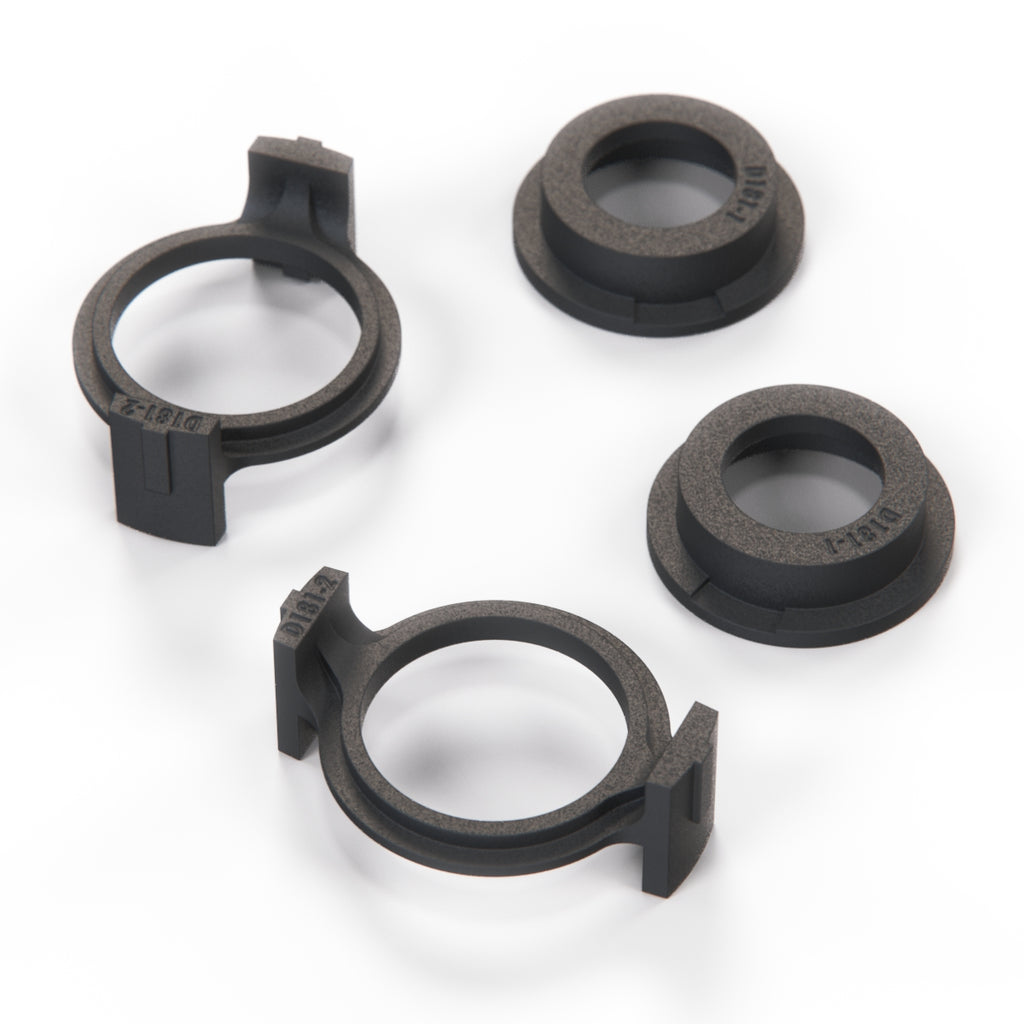 BMW BWM E46 Lens Xenon Headlight Adapter Custom 2 Sets Black — view 3