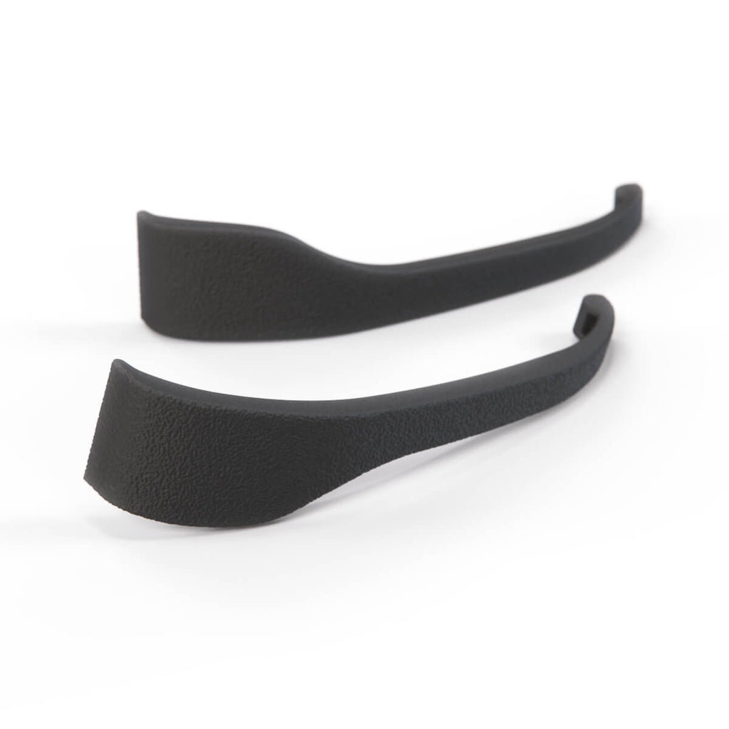 BMW E10 E12 E24 E9 E3 Interior Handle Insert Set of 2 Black (51211803751 / 51211803752) — view 2