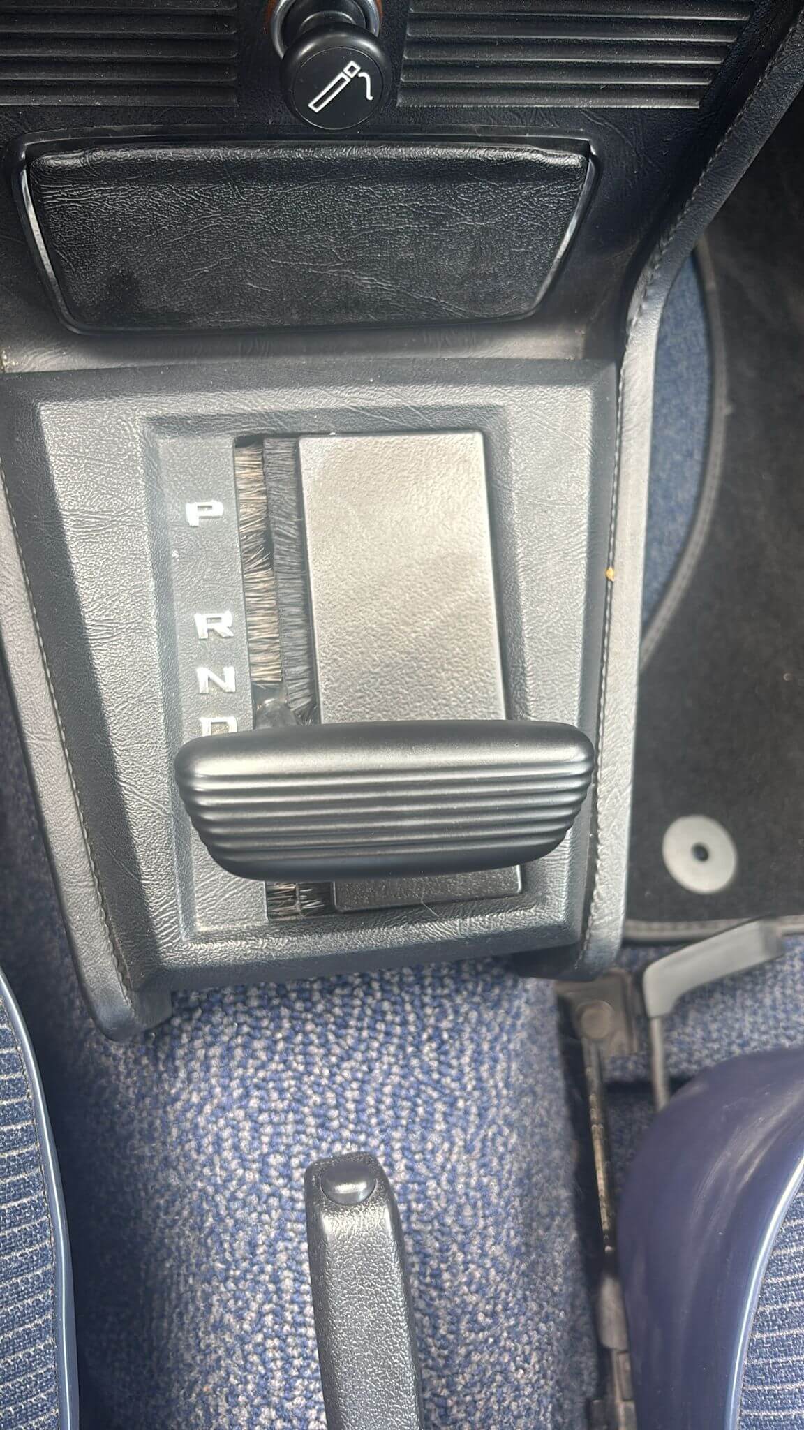 BMW E12 Automatic Transmission Shifter Gate Cover with Brush (51161842105) — view 6