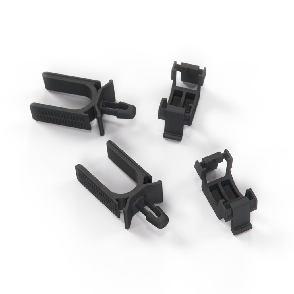 BMW E12 / E21 / E23 / E24 / E28 / E30 / E32 / E34 Air Box Hose Clip + Holding Lock Cap Black 12511287301 + (12511287300)