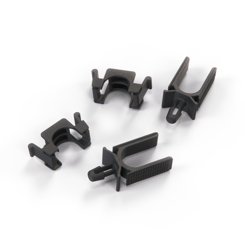 BMW E12 / E21 / E23 / E24 / E28 / E30 / E32 / E34 Air Box Hose Clip + Holding Lock Cap Black 12511287301 + (12511287300) — view 2
