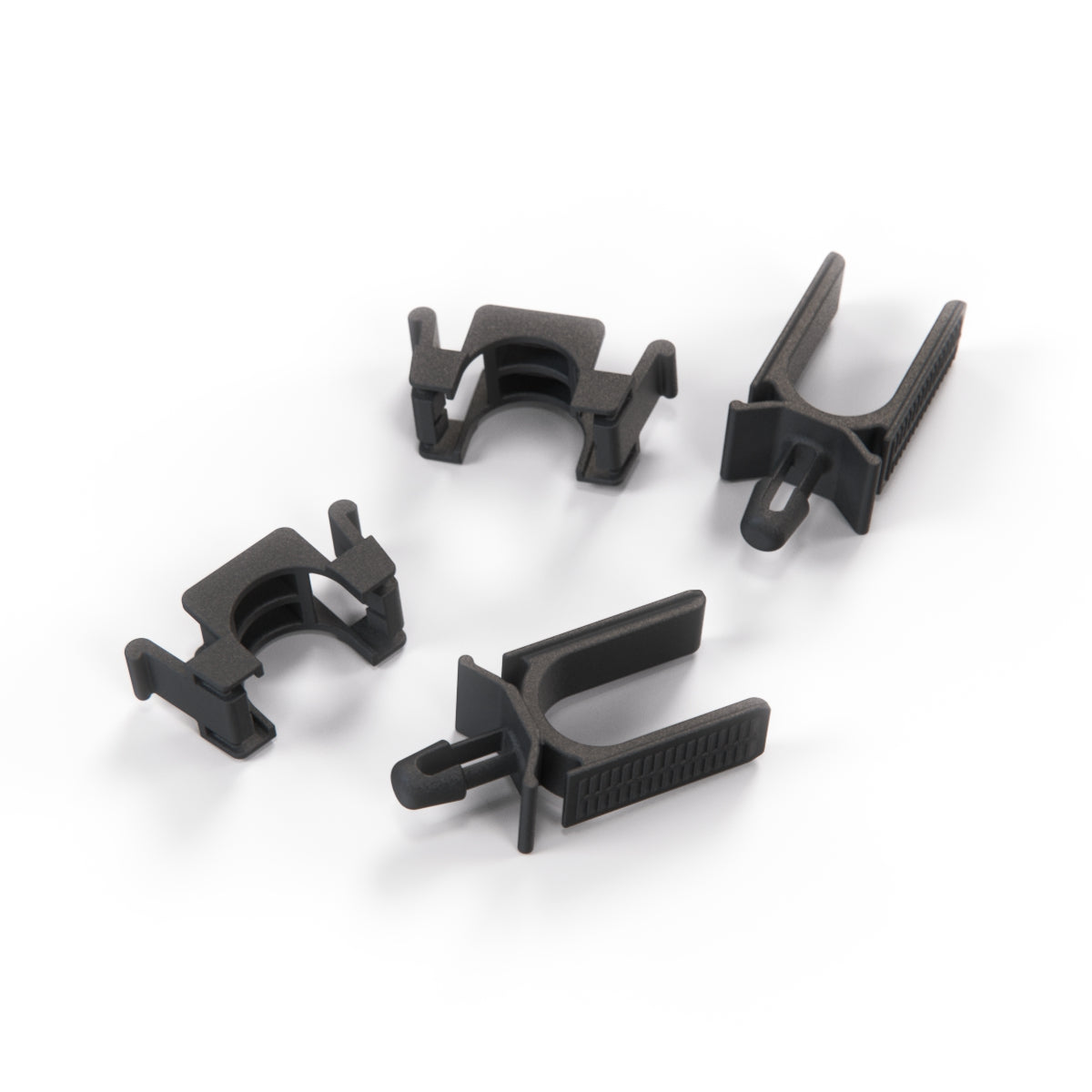 BMW E12 / E21 / E23 / E24 / E28 / E30 / E32 / E34 Air Box Hose Clip + Holding Lock Cap Black 12511287301 + (12511287300) — view 2