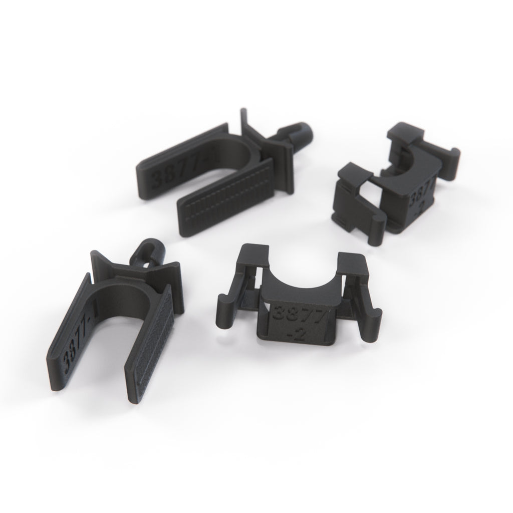 BMW E12 / E21 / E23 / E24 / E28 / E30 / E32 / E34 Air Box Hose Clip + Holding Lock Cap Black 12511287301 + (12511287300) — view 3