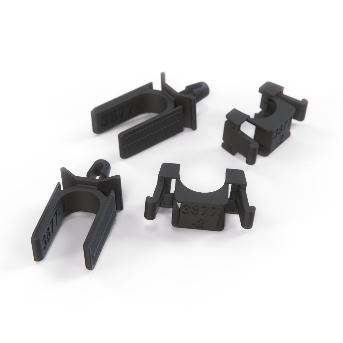 BMW E12 / E21 / E23 / E24 / E28 / E30 / E32 / E34 Air Box Hose Clip + Holding Lock Cap Black 12511287301 + (12511287300) — view 3