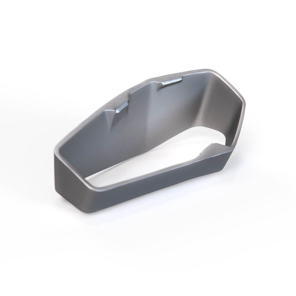 BMW E21 Front Door Panel Armrest Chrome Trim Left or Right (51411843081 / 51411843082) — view 3